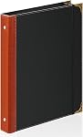 Ovesmusl Cuir 3 Beurre à anneaux 1 Binder rond de pouce convient 200 Feuilles 8.5"x11" Lettre Size Paper, Histoire de la famille de mariage Carnet de notes Couvre feuille libre Organisateur, vert