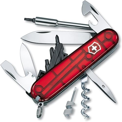Victorinox Swiss Army Cybertool S, 27 funciones, rubí