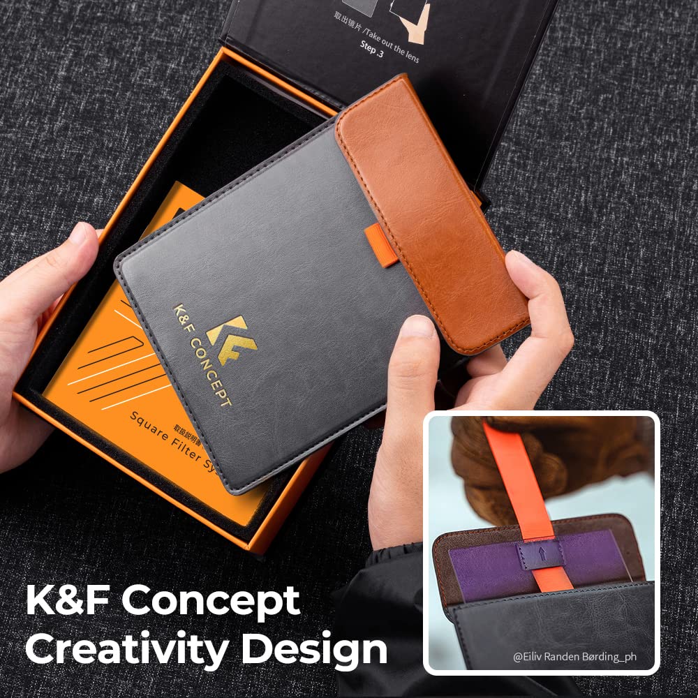 K&F CONCEPT Nano-X Filtri a Lastra Reverse GND 16 (1.2) da 100x150mm in Vetro Ottico con 28 Strati Rivestimento Nano Compatibile Nano-X Porta Filtri per Lente