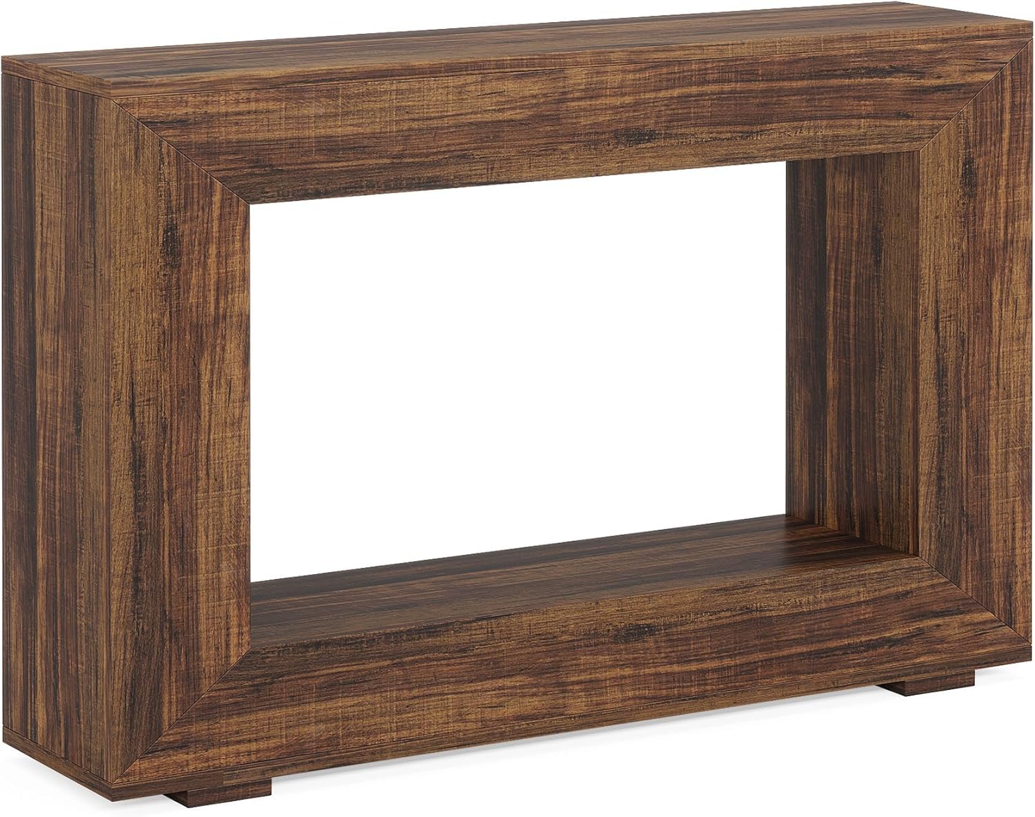 Lailang Tavolo consolle 120 cm con spazio di archiviazione, tavolino da corridoio per piccolo spazio in stile fattoria per ingresso, corridoio, soggiorno