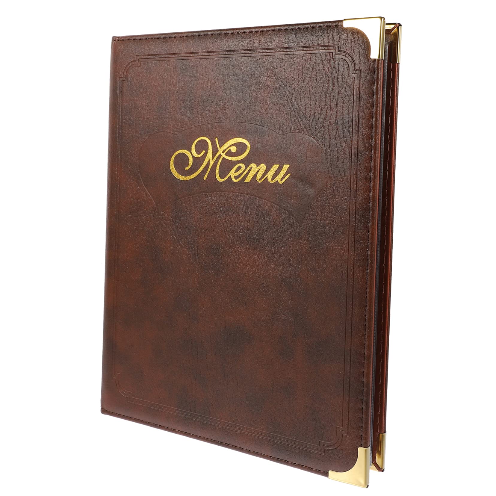 KICHOUSE Blocchi Note Per Server in Formato Cartellina Porta Prezzi in Pelle Libro Menù Ristorante Decorativo Porta Copertina Menù Pratica Per Hotel e Bar