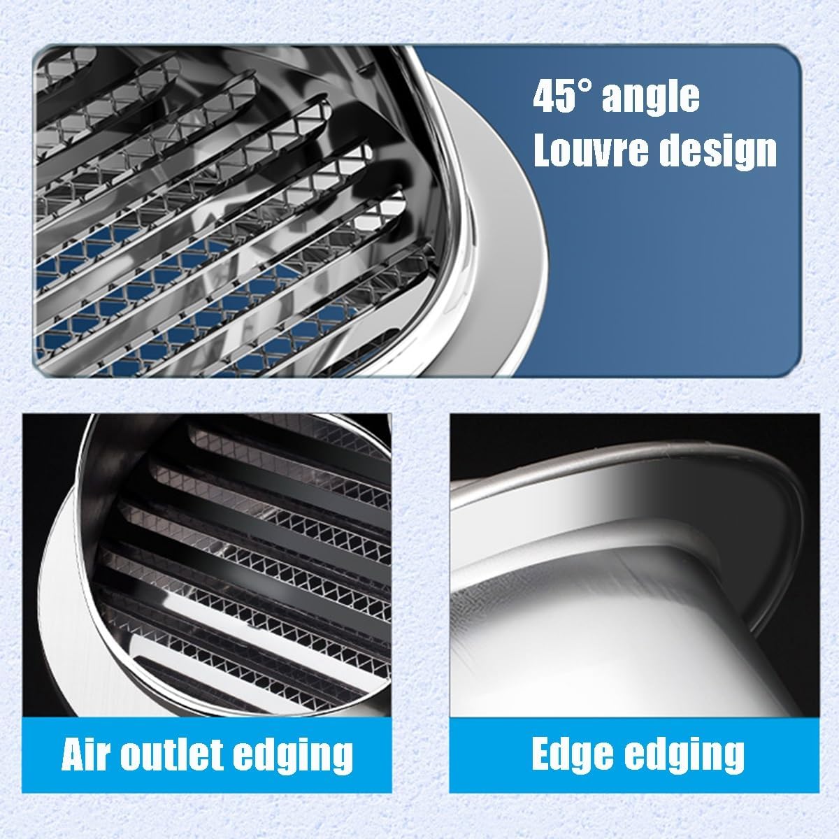 Crawl Space Vent Covers,Adjustable Ceiling Vent Covers 6.3" 6.7" 7.1" 7.5" 7.9" 9.8" 11.8" Soffit Vents Cover,for Outdoor,Soffit,HVAC System,Kitchen,Easy Installation(11.8in/300mm)