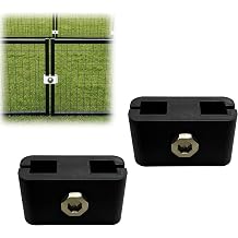 Dog Kennel Bracket for Modular Panels, Fits 20mm Square Sides, Cage Panel Connector Clip, Frame Stabilizer, 2pcs