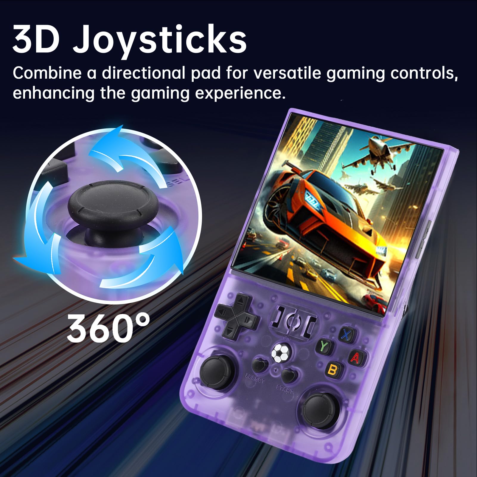 Generic Console di Gioco Portatile retrò, Console di Gioco retrò Portatile con Schermo da 4 Pollici Incorporata in Oltre 60 Emulatori, Lettore di Videogiochi Classico Tascabile Mini per Viaggi