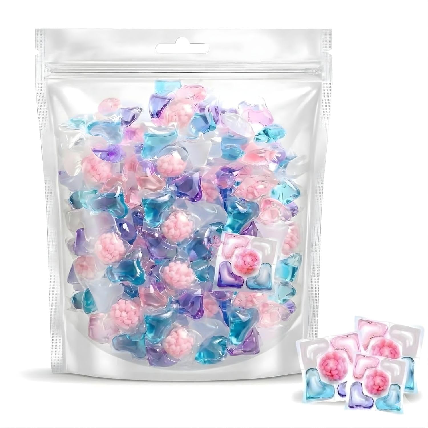 5-in-1 Dissolvable Magic Laundry Pods for 30 Washes | Tough Stain Fighter for Top & Front Load Machines | Floral Aroma | Eco-Friendly | 1 Pod = 1 Wash for 5-7kg Loads (30)-image-44