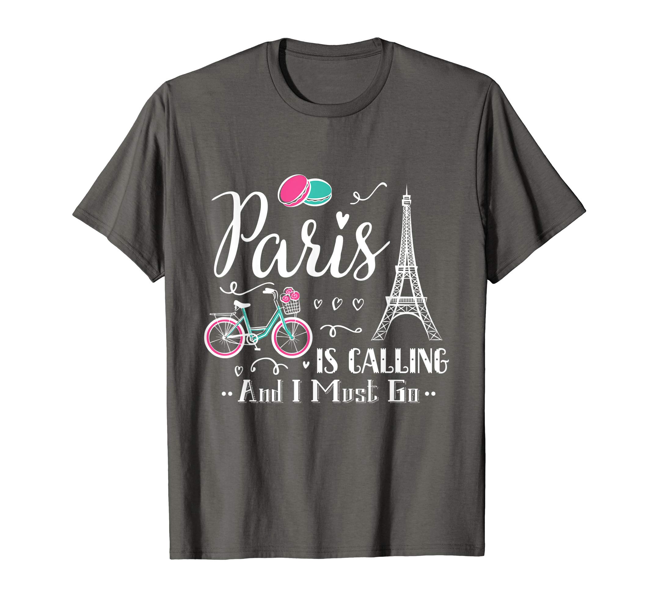 Cute Paris France Vacation Travel Christmas Gift T-Shirt T-ShirtOEKO-TEX STANDARD 100