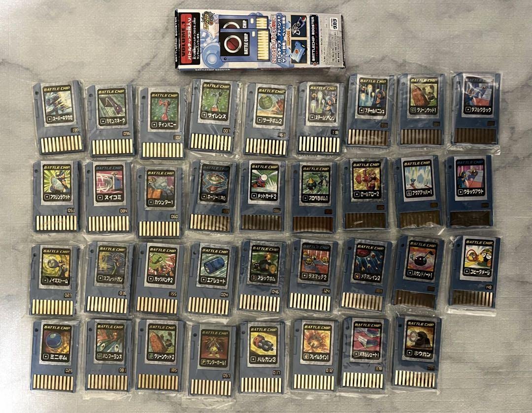 Amazon.co.jp: 35枚 バトルチップ ロックマンエグゼ4 リアル  