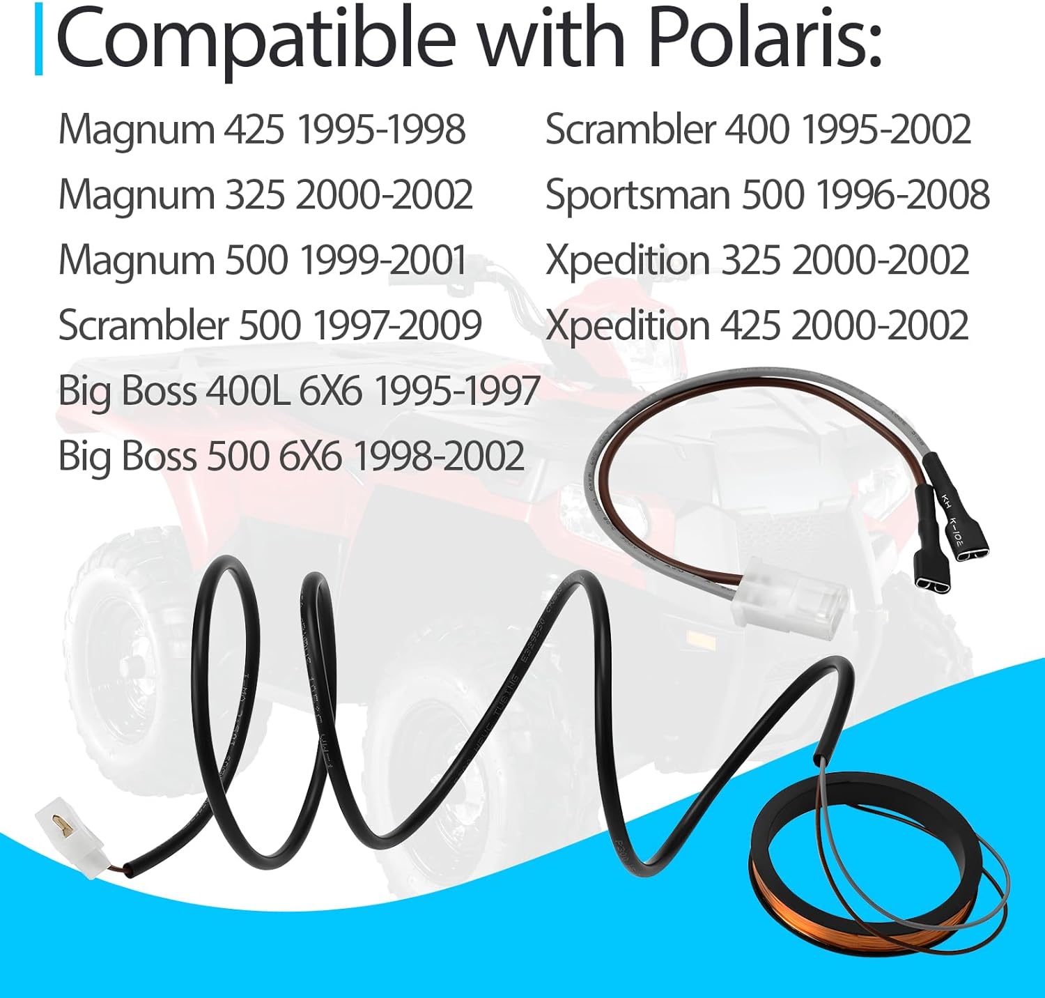 Hub Coil Repair Kit Replace 2201313 2410133 Compatible with Polaris Xplorer 400/Sportsman 500/Scrambler 500/Scrambler 400/Big Boss 500 400L