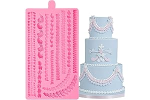 Lambeth Borders Silicone Mold - The Perfect Tool for Creating Stunning Cake Decorations