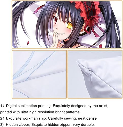 Miniatura 6 de DATOZA 50 * 160CM Anime Sexy Girl Dakimakura Hugging Body Pillowcase Genshin Impact Kawaii Loli Almohada Girlfriend Otaku Pillow