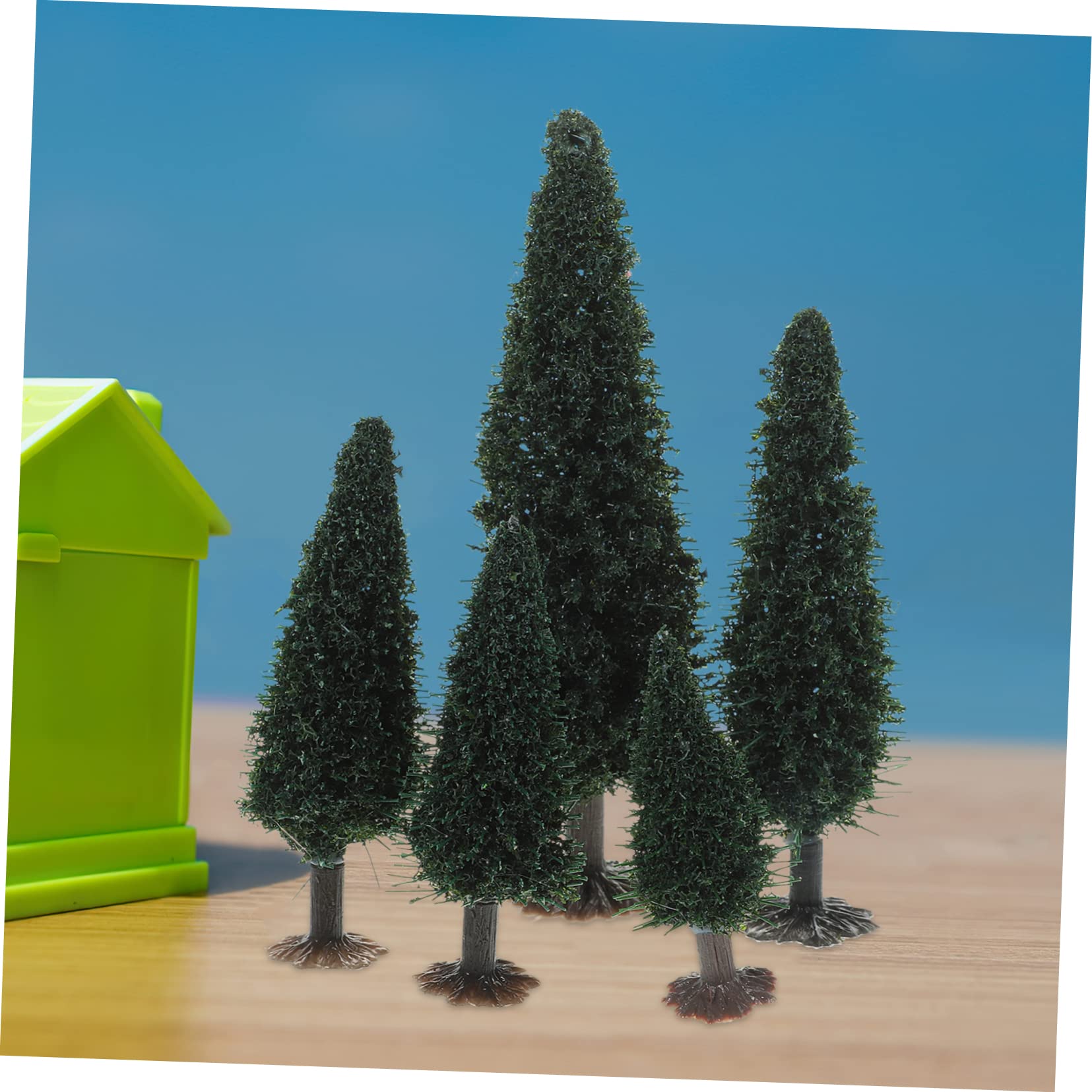 VILLCASE Árboles De Diorama 60 Piezas Modelo de Paisaje de árbol pequeño Mini arboles decoración Vegetal Modelos decoración de árboles arboles en Miniatura para Manualidades Tridimensional