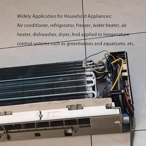 Miniatura 6 de 4 sondas de termistor NTC 10K de 15.7 pulgadas, sensor de temperatura de temperatura del aire acondicionado, sensor de temperatura sensible al cobre