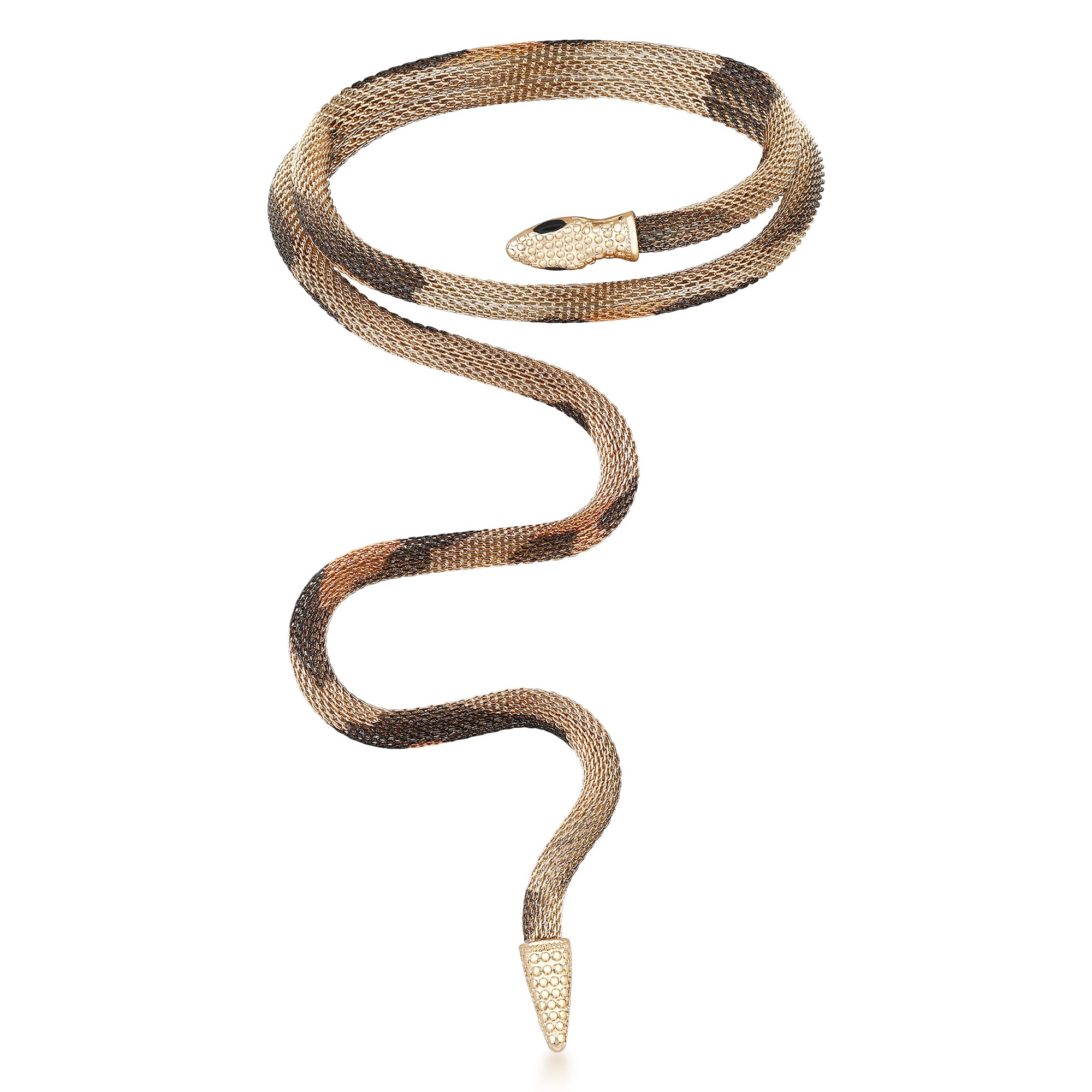 Bendable Snake Chain Necklace for Women Flexible Twisty Multi-purpose Necklace Bracelet Punk Choker and Bracelets DIY Trendy Medusa Jewelry Gift