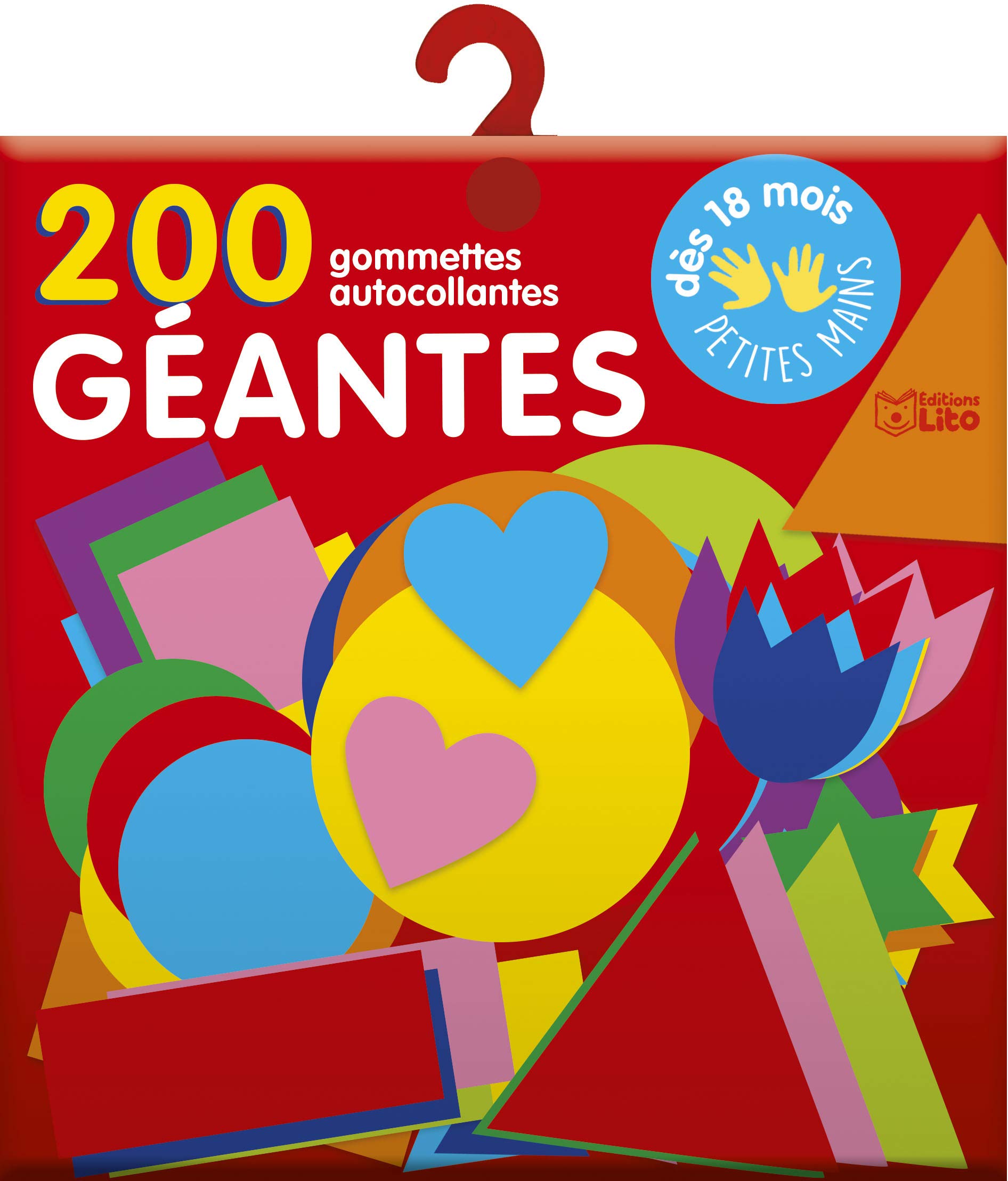Editions LITO 200 gommettes géantes pour les tout-​petits - Dès 18 mois