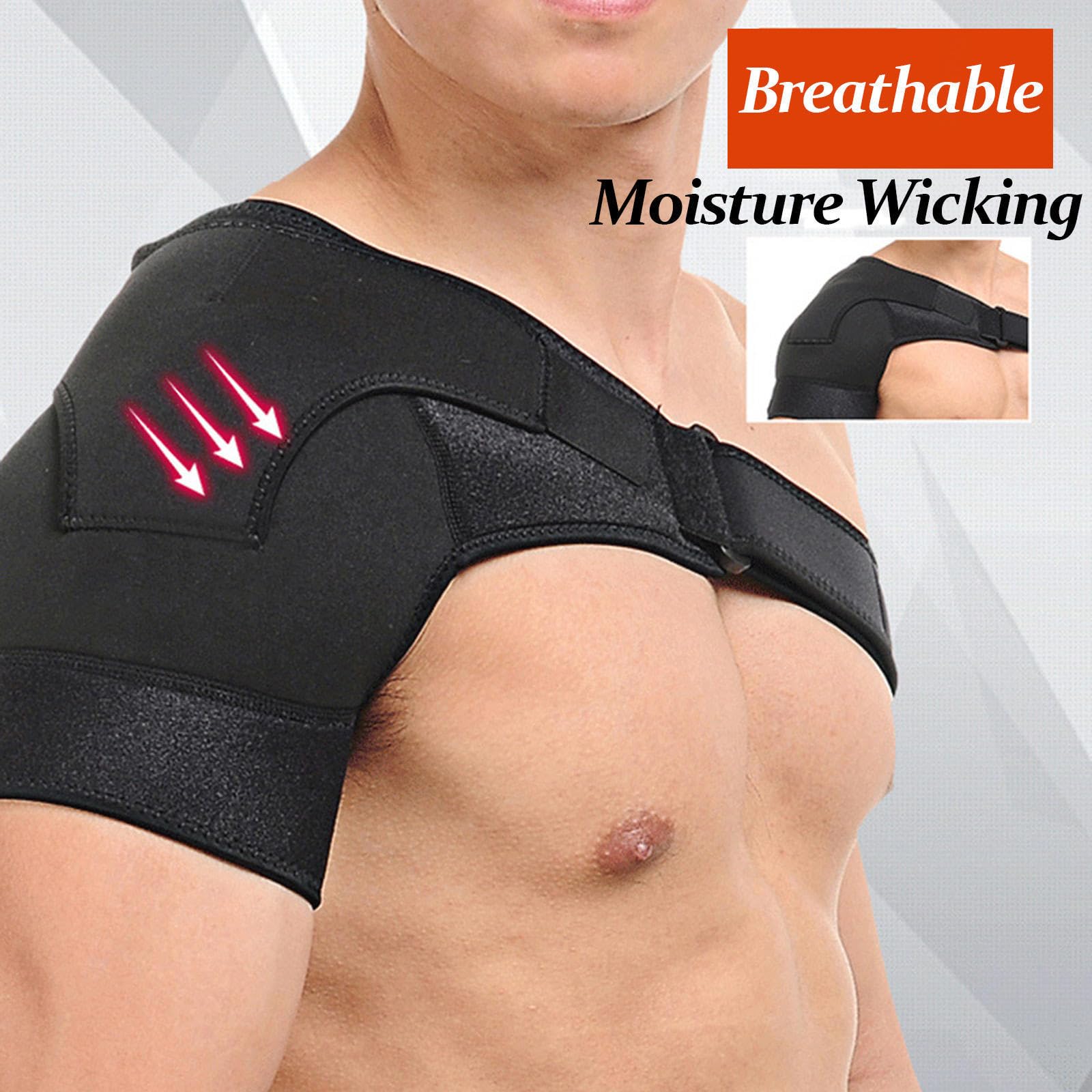 Supporto Tutore Spalla Regolabile, Tutore Supporto Spalla in Neoprene Traspirante Cuffia Dei Rotatori Strappata, Supporto Lo Sport, Articolazione Ac Lussata, Lacerazione Labbro