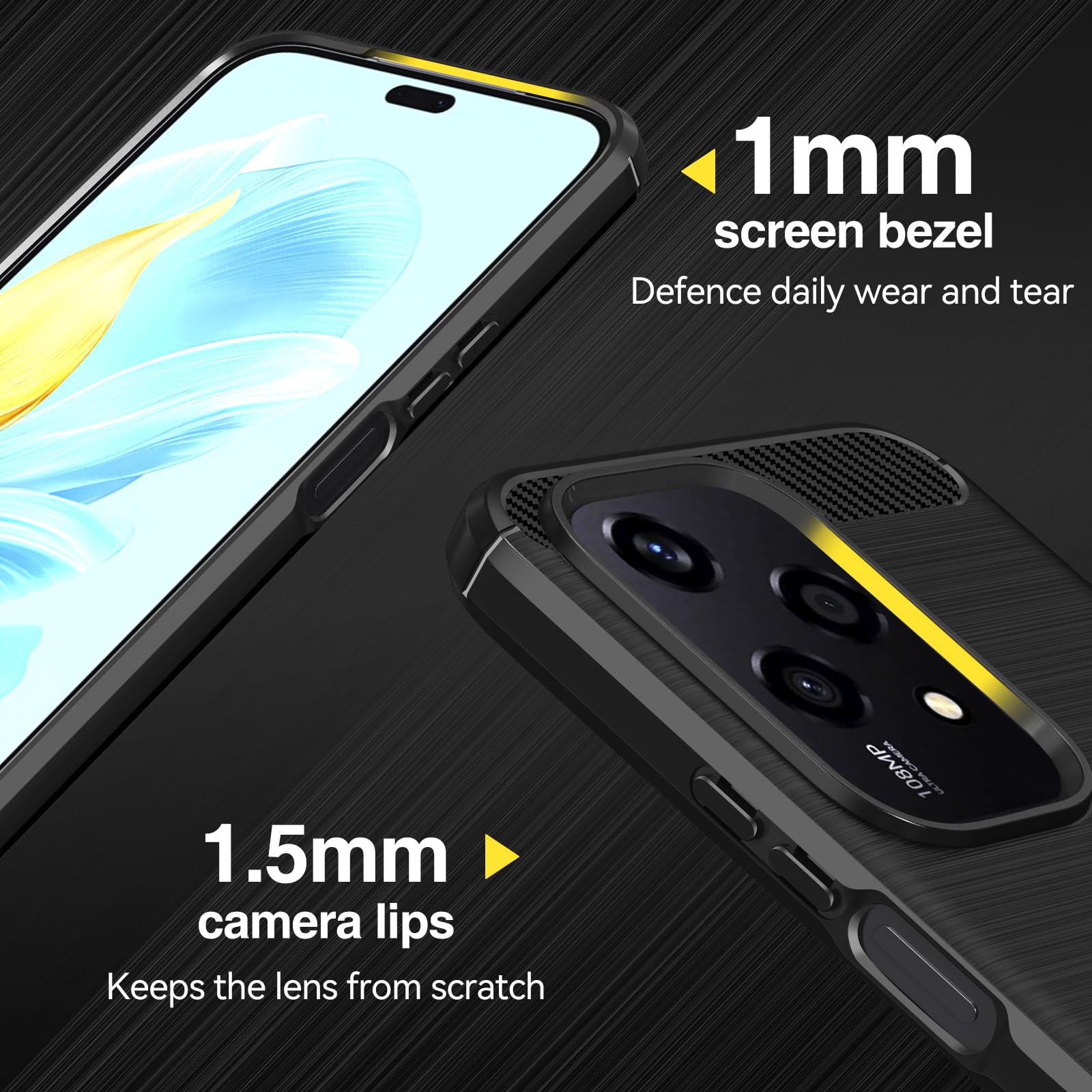 Ivoler Silikon-Hülle Für Honor 200 Pro 5G – Militärischer Schutz, Stylisch!