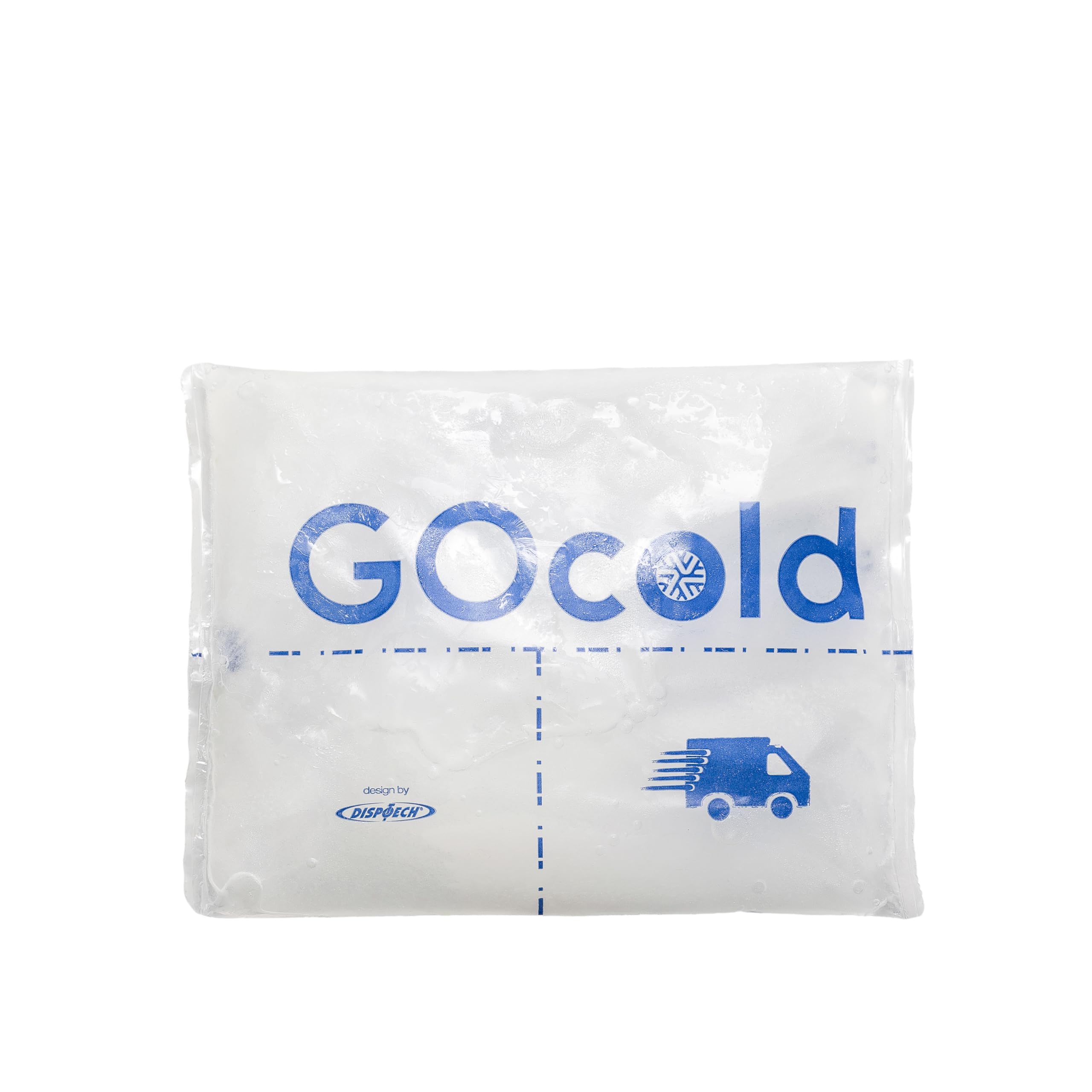 DISPOTECH - Sacchetto Gel Refrigerante Riutilizzabile per Alimenti, 18X14 cm, 280g - 1Box 10 Pz