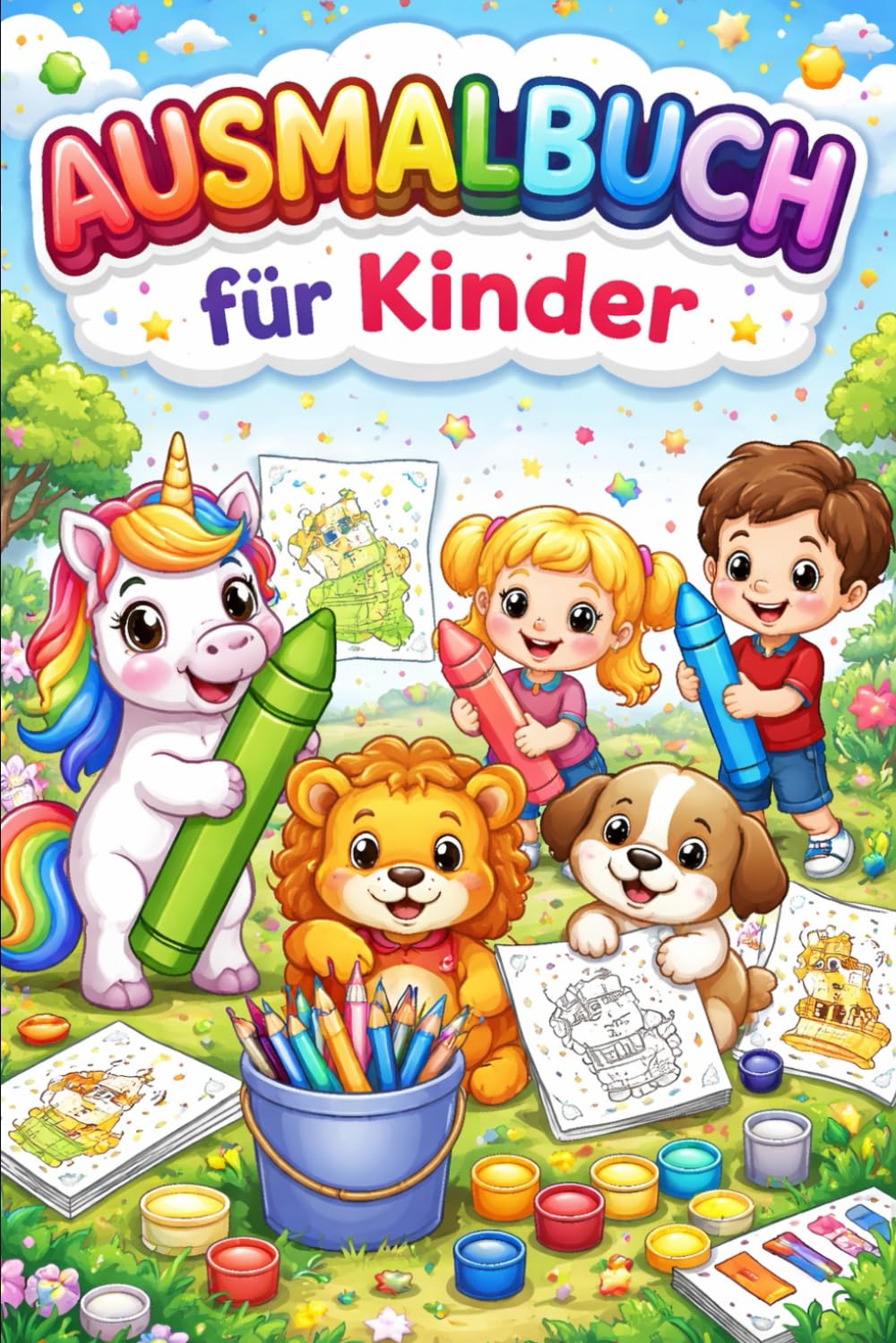 Mein erstes Ausmalbuch: Große Bilder für kleine Hände
