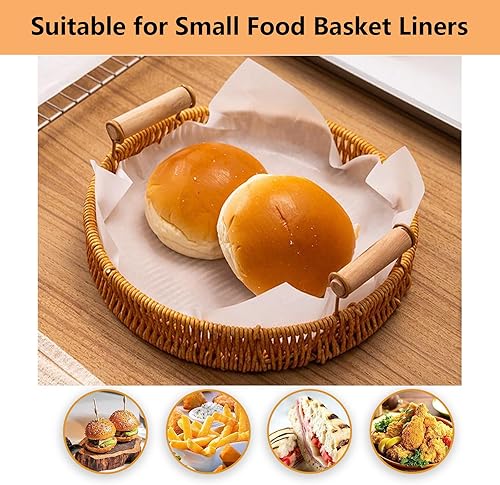 Miniatura 5 de Vlwltl 200 piezas de papel pergamino sin blanquear de 6 x 6 pulgadas, papel de hamburguesa, hojas de papel de cera cuadradas antiadherentes para