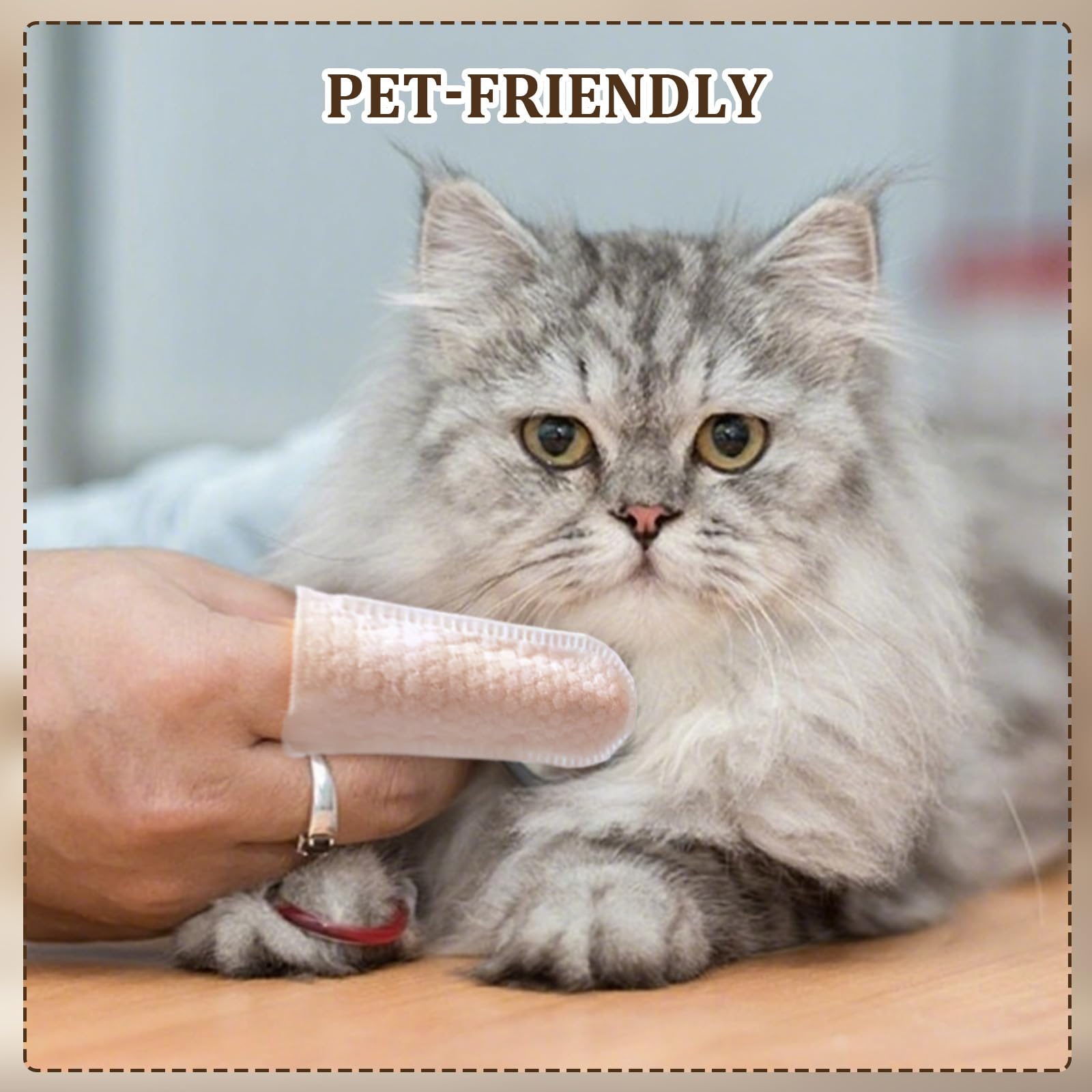 DAWZMR 200 PCS Cotton Finger Cots Gauze Sleeve, Breathable, Sweat Resistant, and Wear-Resistant Ear Cleaning Pads Finger Wipes for Dogs Ears, Fingernail Cover for Loss Nail - image 5
