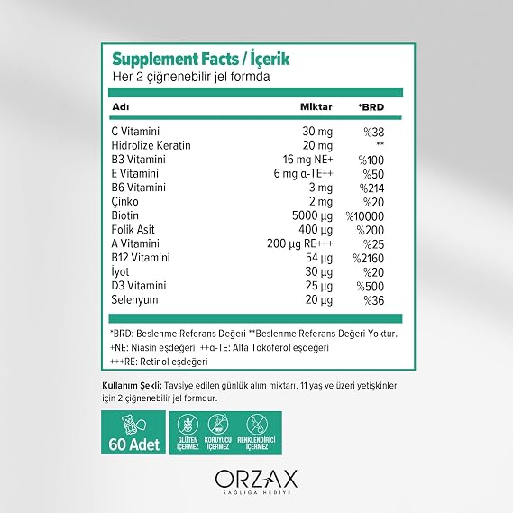 Ocean Gummies Hsn Çiğnenebilir Jel Form