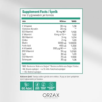 Ocean Gummies Hsn Çiğnenebilir Jel Form