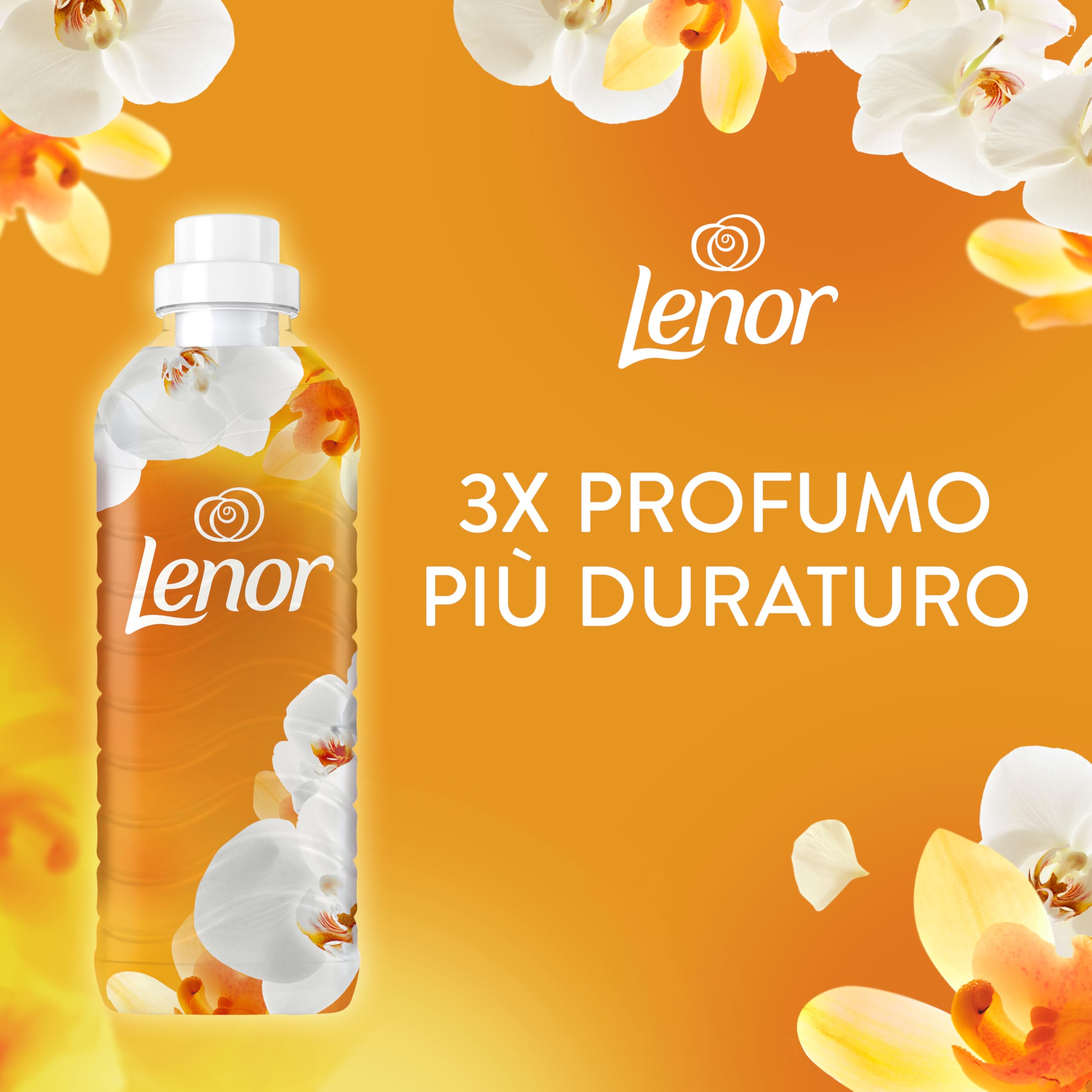 Lenor Ammorbidente Lavatrice Concentrato 216 Lavaggi (8x27), Oro E Fiori Di Vaniglia, Offre Una Freschezza Duratura Per Un Letto Fresco Fino A 1 Settimana
