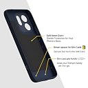 Pikkme Back Cover for Vivo V70 5G Camera Protection 3D Hexa Cube Design Silicone Protective Bumper Case (Blue) gallery image