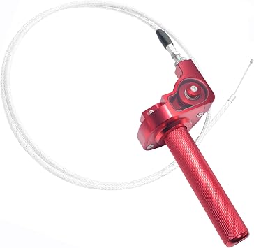 7/8" 22mm CNC Twist Throttle Grip Assembly with Cable for Mini Bike