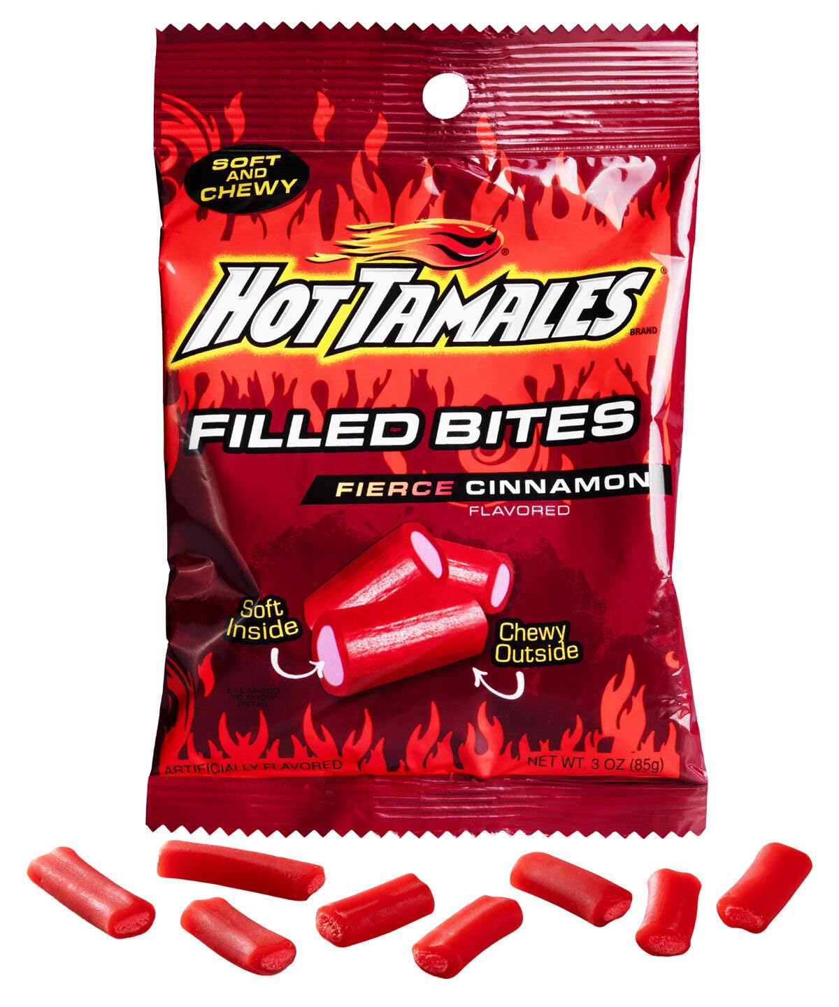 Thrive Brands Hot Tamales Licorice Bites - 3oz (85g) Peg Bag