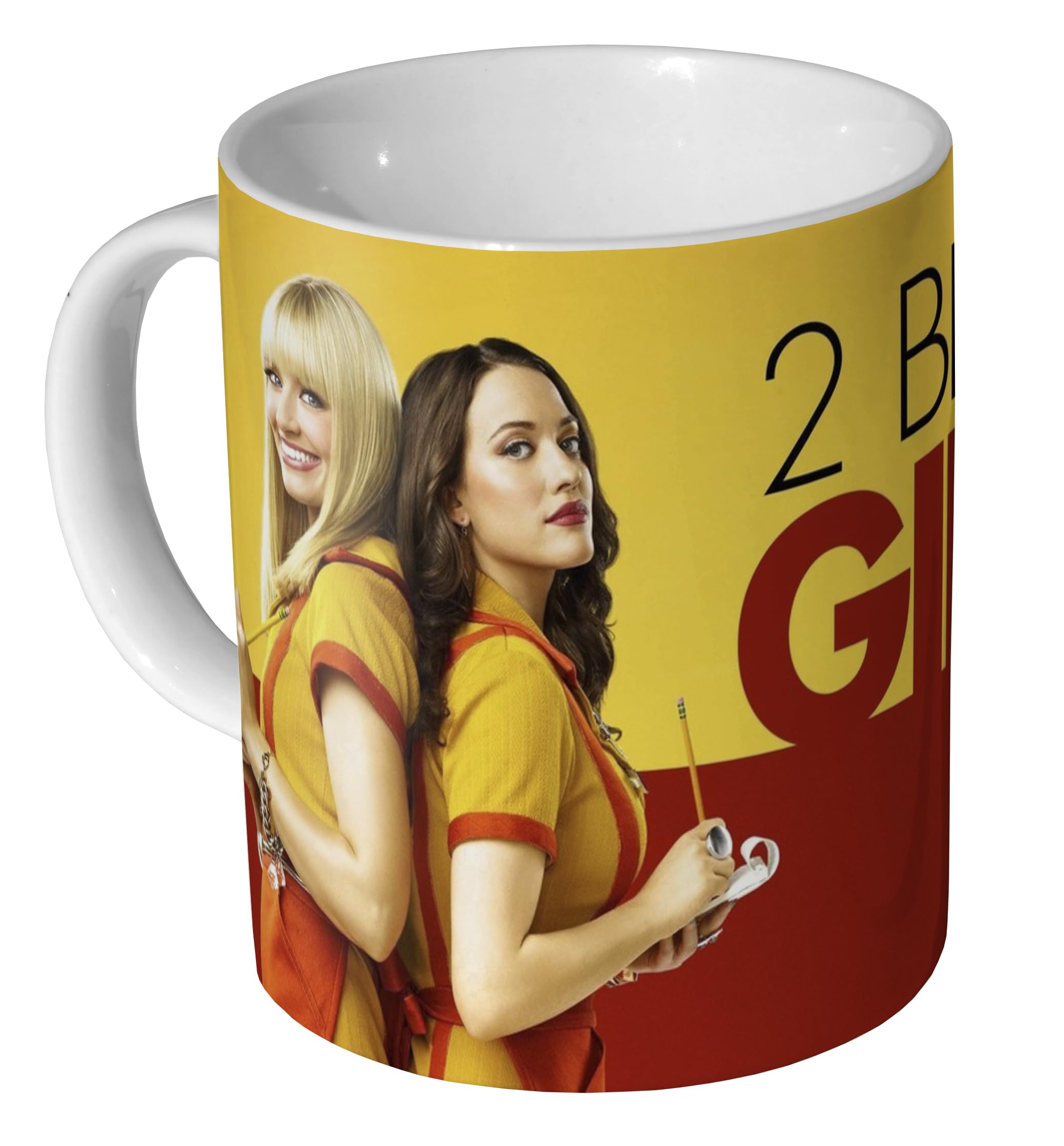 2 Broke Girls 11oz Ceramic Tea and Coffee Mug : Amazon.com.be: Home &  Kitchen