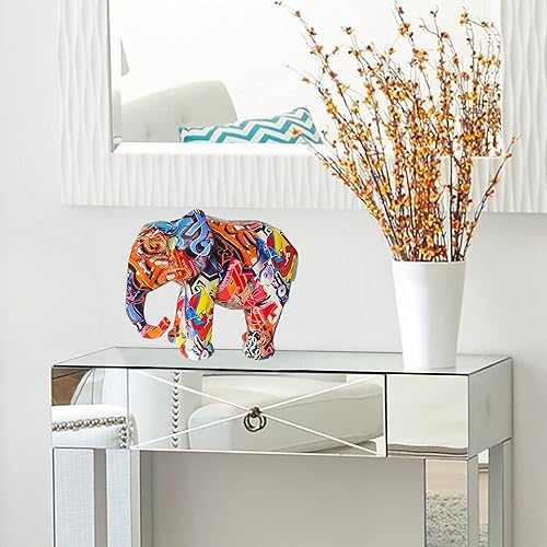 Miniatura 5 de ImprovingLife Elefante asiático multicolor 23 x 12.5 x 18.5