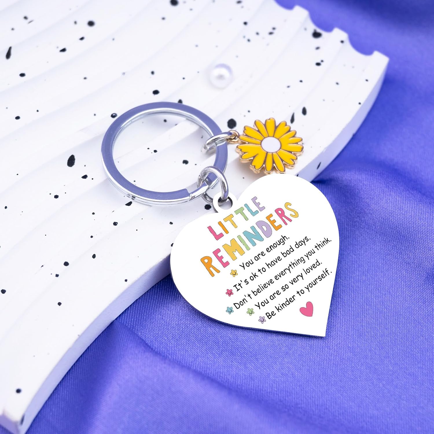 Little Reminders Keychain Mental Health Gift For Women Birthday