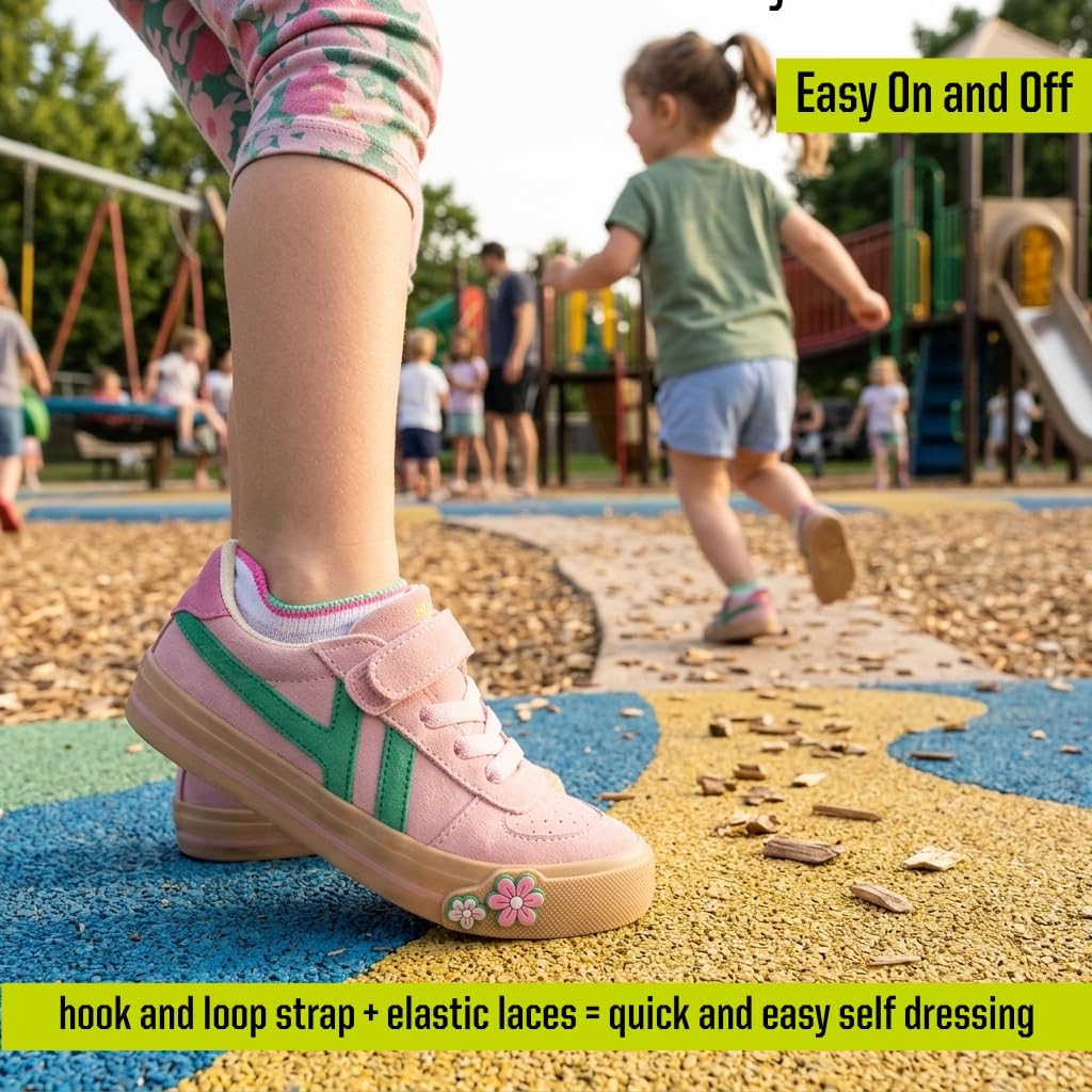 Western Chief Recess Runner Kids Sneaker | Toddler and Little Kid Athletic Shoe | Hook-and-Loop, Breathable Mesh, EVA Cushioned Insole | Boys and Girls
