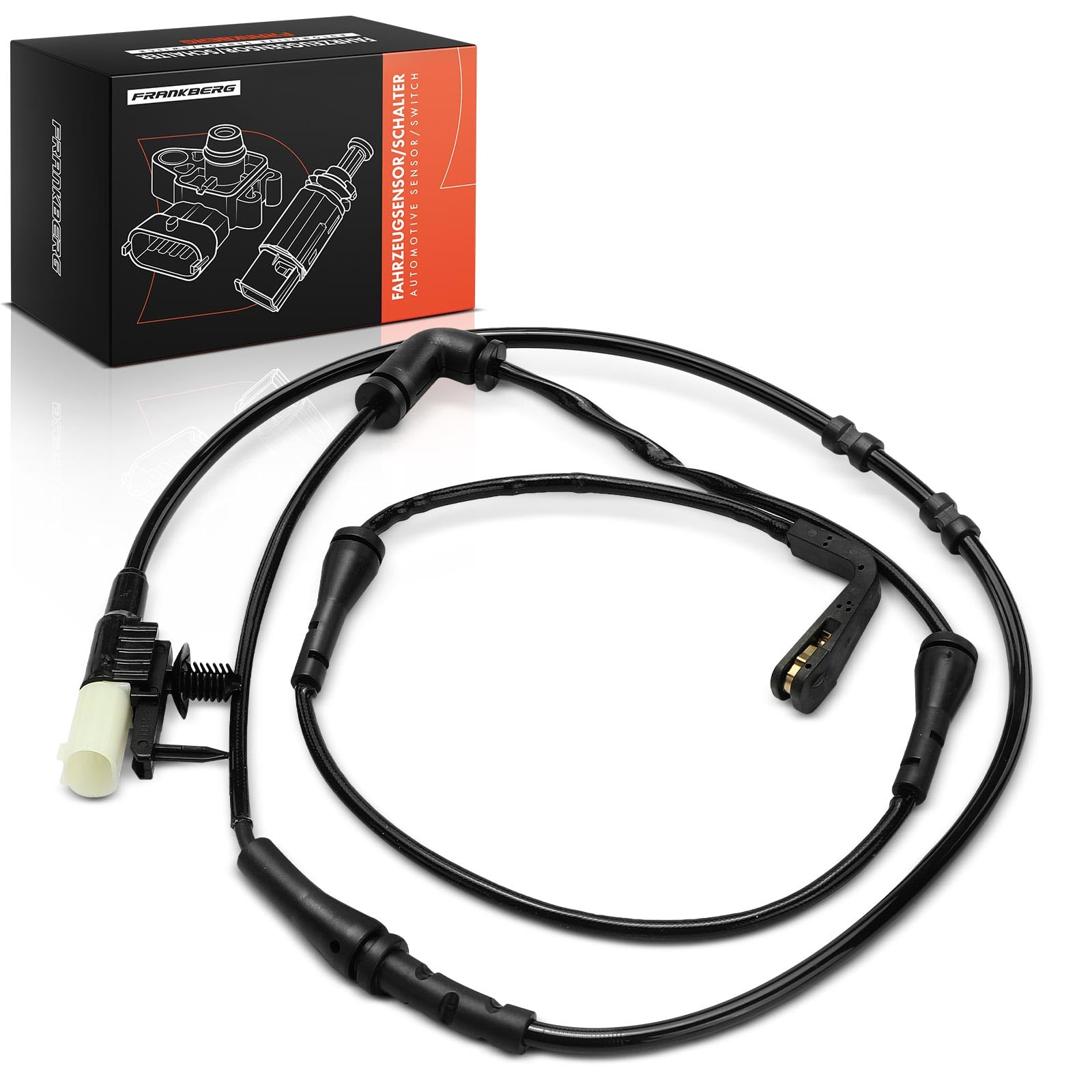 Frankberg Sensore Usura Pastiglie Freno Anteriore 2-Poli Compatibile con Discovery Sport L550 R.a.n.g.e R.o.v.e.r Evoque L538 Replace# 355252701