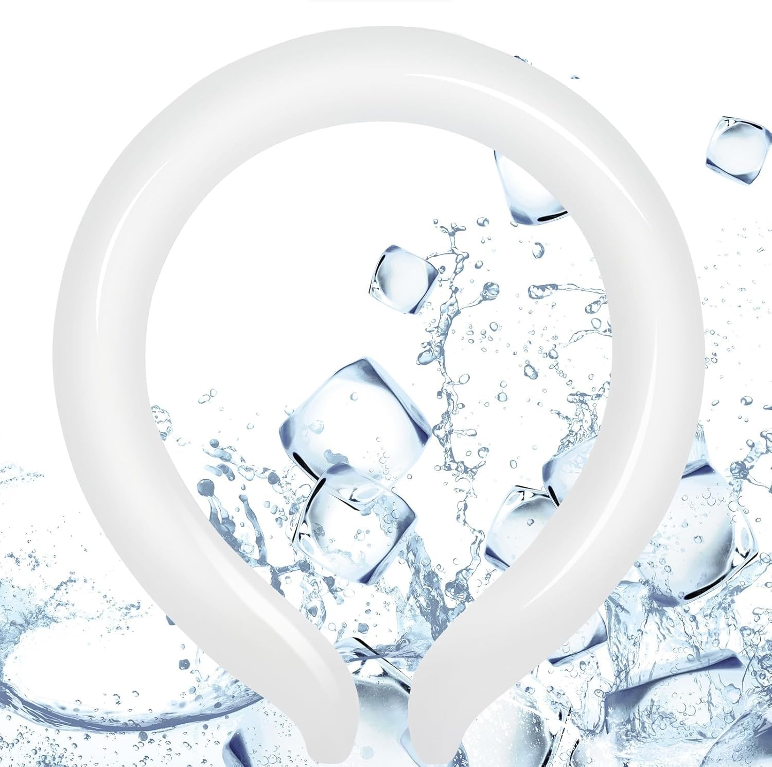 TILAK VENTURE Neck Cooling Ring, Neck Cooling Tube, Cooling Starts Below 15°C (59°F), Reusable Neck Cooler, Neck Cooling Tube for Summer Outdoor Indoor Cooling and Heat Dissipation (White) (B0DF5MFMT5) Amazon Price History, Amazon Price Tracker