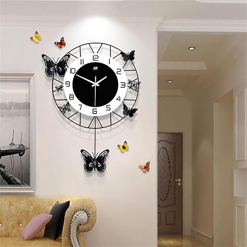Butterfly Wood Wall Clocks image