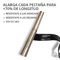 Vista 7 de L'Oreal Paris - Máscara de alargamiento de pestañas, maquillaje telescópico original, a prueba de agua, negro