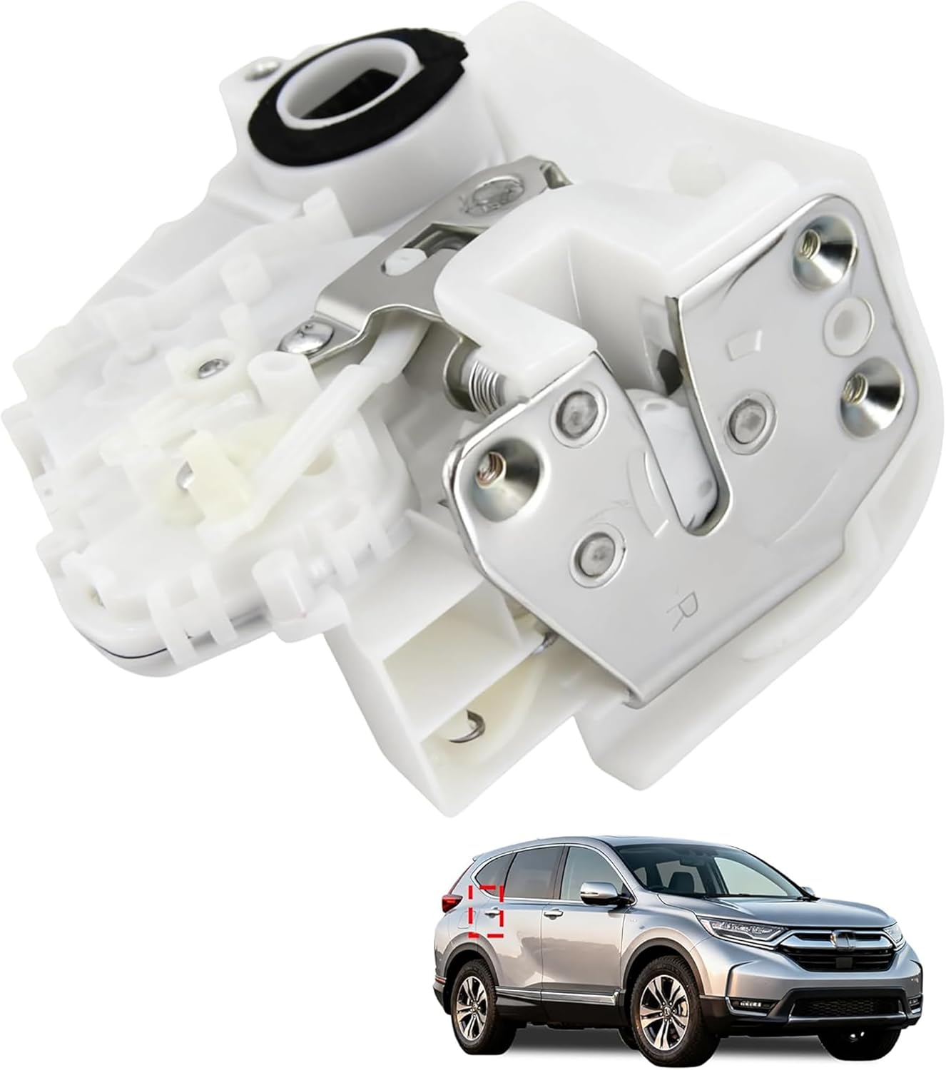 Rear Right Door Lock Actuator Motor Compatible with Honda CR-V 2007-2011 2.4L, Passenger Side Back Door Latch Assembly Replacement, Replaces 72610-SWA-A01 937-570
