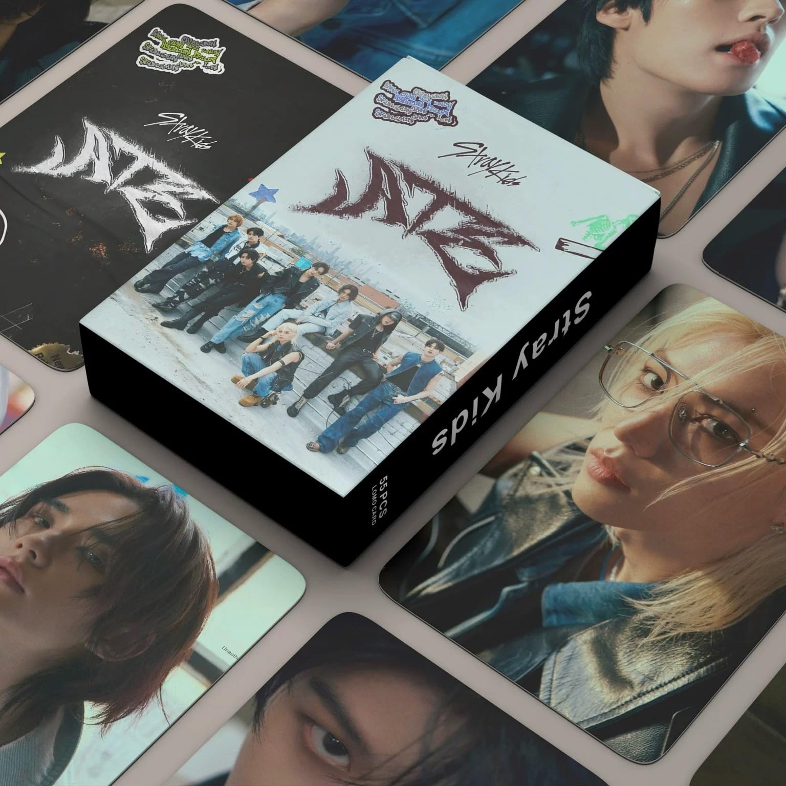 Stray Kids Photocards,StrayKids Cards,Stray Kid Album,Kpop Stray Kids ATE LomoCards,Stray Kids Merch,Stray Kids Mini Picture Cards,Kpop Photocards Greeting Card - Image 3