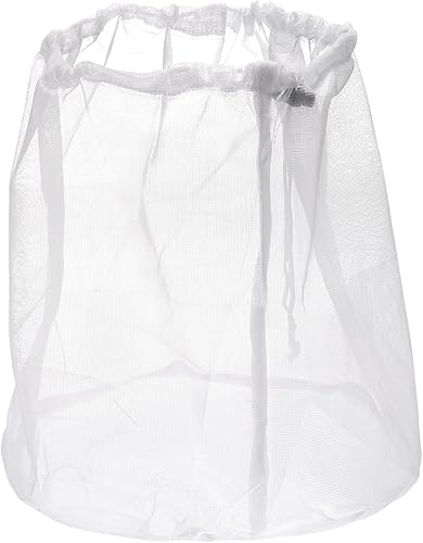 uxcell Bolsas de malla para lavandería, cestas de 19.7 x 23.6 pulgadas, bolsas de malla con cordón de red fina, grandes bolsas de malla lavables a