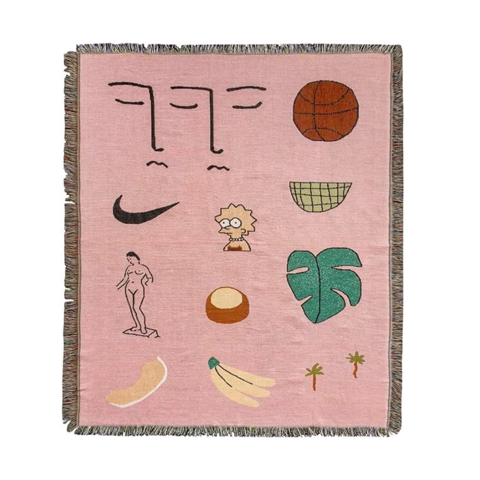 bfgf ブランケット　ラグ Amazon.co.jp: Peel Forest 面白い 柄 ，北欧bfgf 多機能 ， ソファー