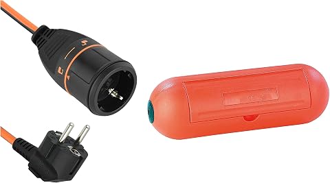 Electraline 01650 3G1.5 Prolunga Elettrica con Presa Electralock Dotata di Meccanismo di Blocco & 300176 Scatola di...