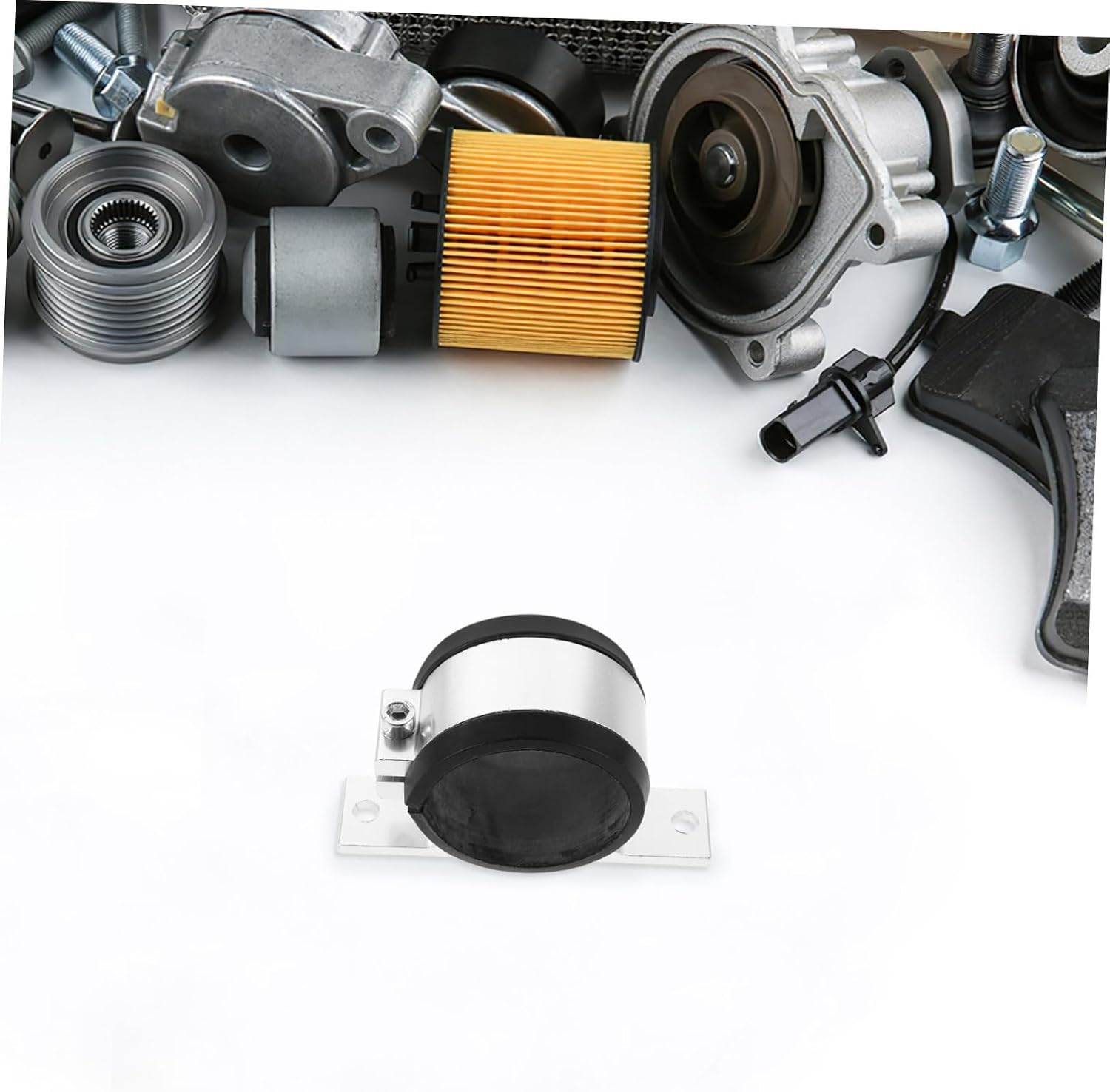 Quick Install Metal Pump Mounting Bracket for Racing 50mm Silver