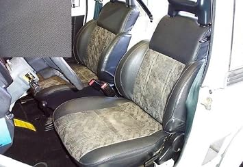 Durafit Seat Covers, Exact Fit for 1986-1994 Suzuki Samurai JX Front and Rear Seats, Made in Waterproof Gray Endura