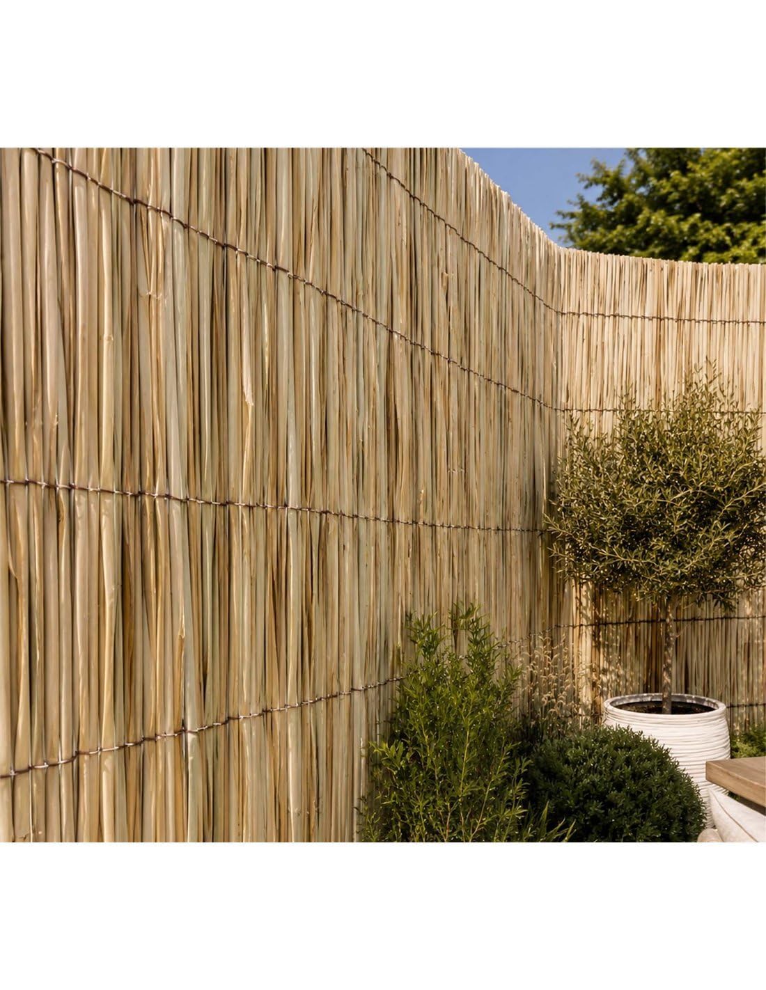 Jardin202 - Cerramiento Premium Natural Alpes Ocultación 95% | Multivarillas Naturales | Privacidad para Jardín y Terraza | 2x5m () | 2x5m