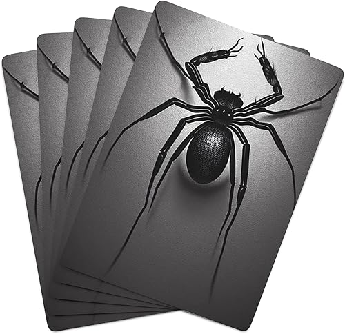 Brian Bula Spider Playing Cards Spider Solitaire Halloween Scary Horror Poker Cards