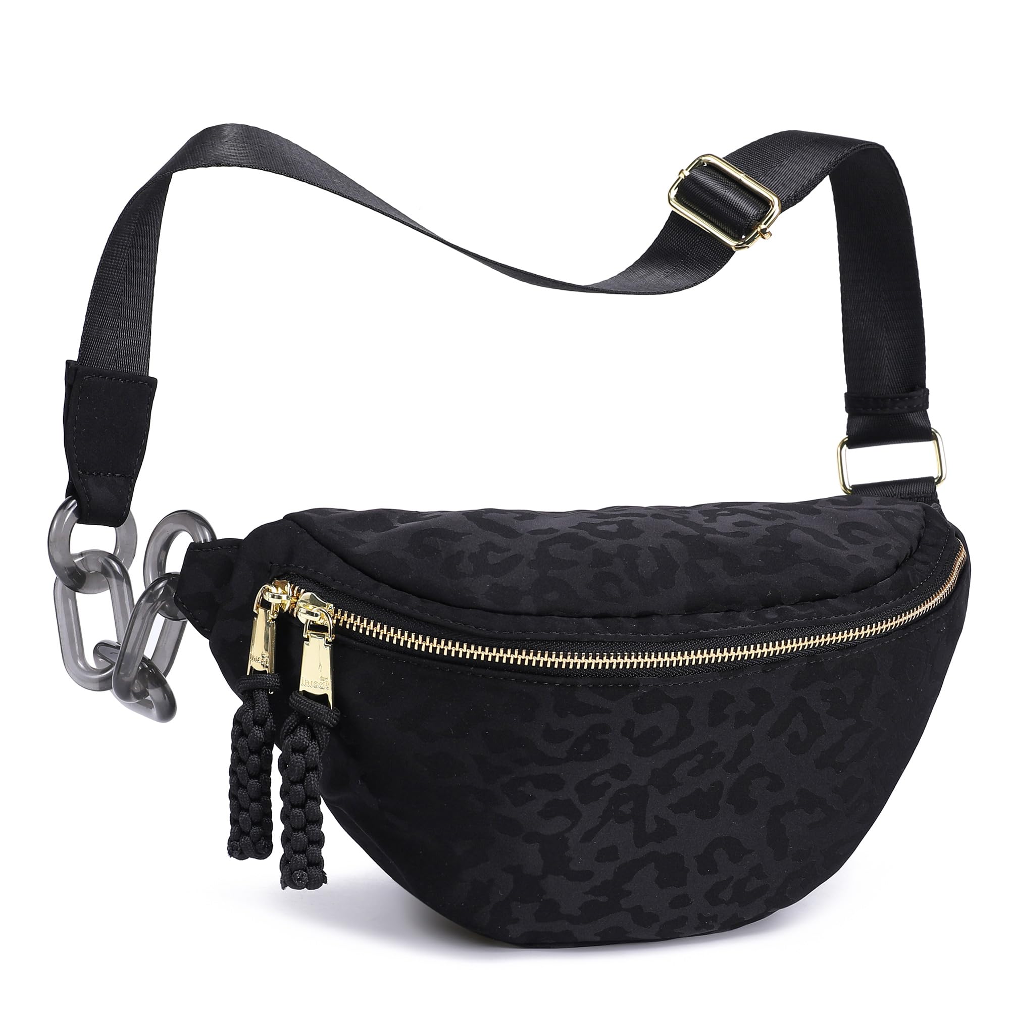 INICAT Fanny Packs for Women,Fashion Waist Packs Crossbody Bum Bag with Adjustable Strap for Travel Sport