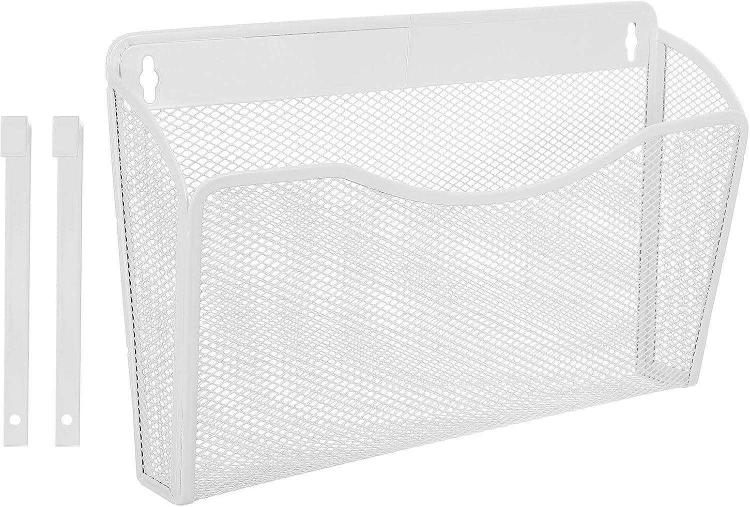 NUOBESTY Kitchen Cabinet Door Organizer the Door Rack Adhesive Free Hanging Basket for Kitchen Wrap Storage Made of Sturdy Carbon Steel with Adjustable Fit