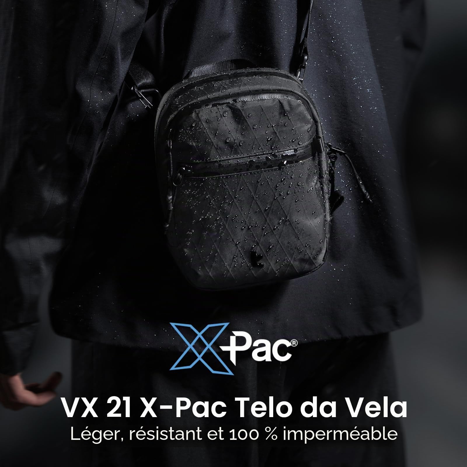 tomtoc Porte-Passeport Anti-RFID – Sac Bandoulière Anti-Vol Verrouillable, Fermeture Éclair Sécurisée, 4-6 Passeports, Poches Organisatrices Cartes & Documents – Homme & Femme